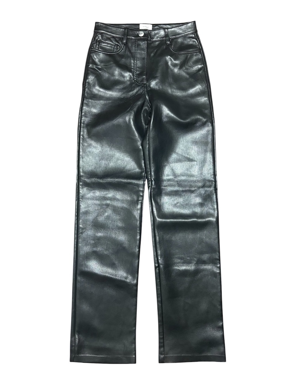 NWOT Wilfred Aritzia “The Melina” Faux Leather Straight Leg Pants Size 0